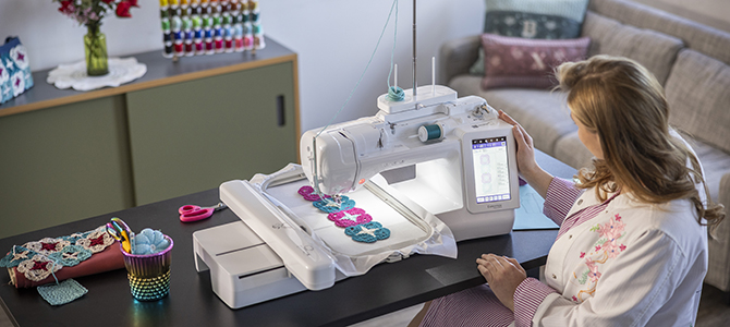 Grande aire de broderie
