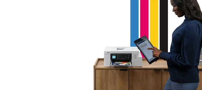 Surveillance et réapprovisionnement faciles de l’encre