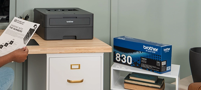 Built to work seamlessly with Brother printers